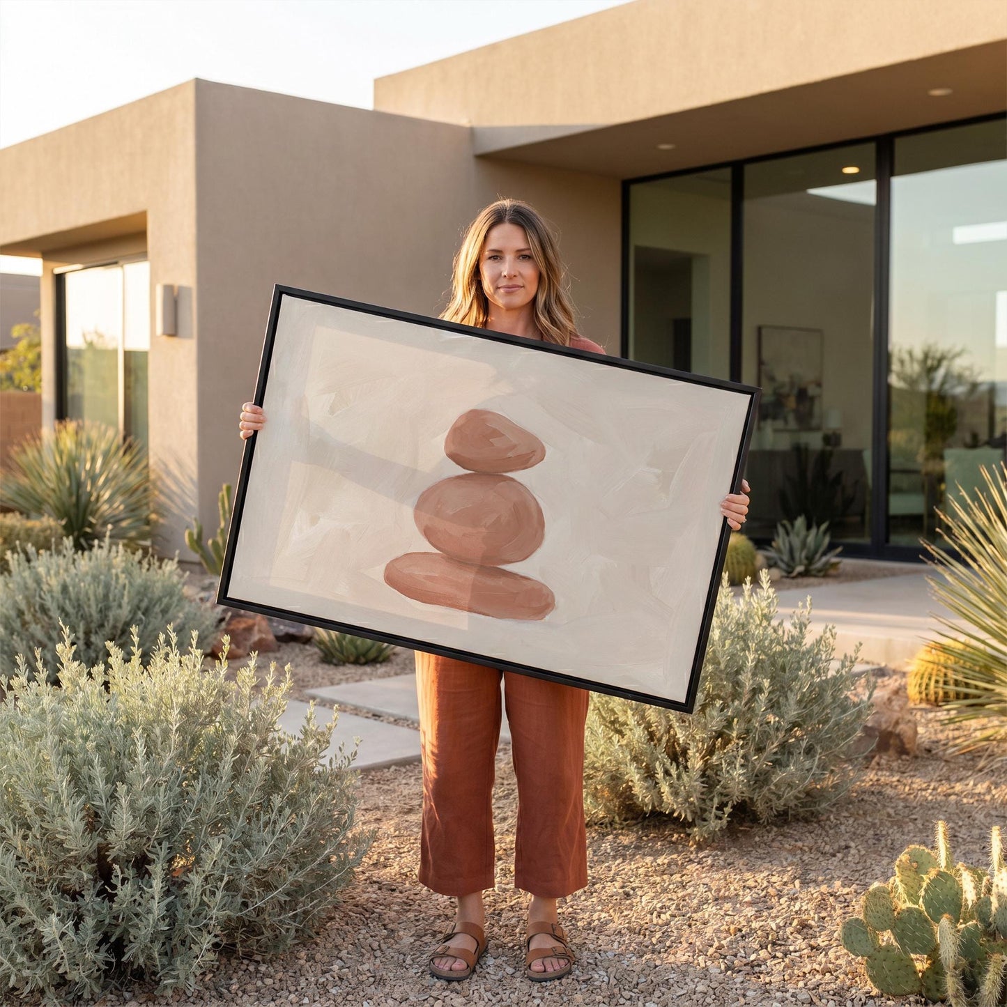Zen Stones Canvas Wall Art