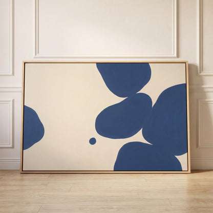 Abstract Organic Shapes Canvas Wall Art