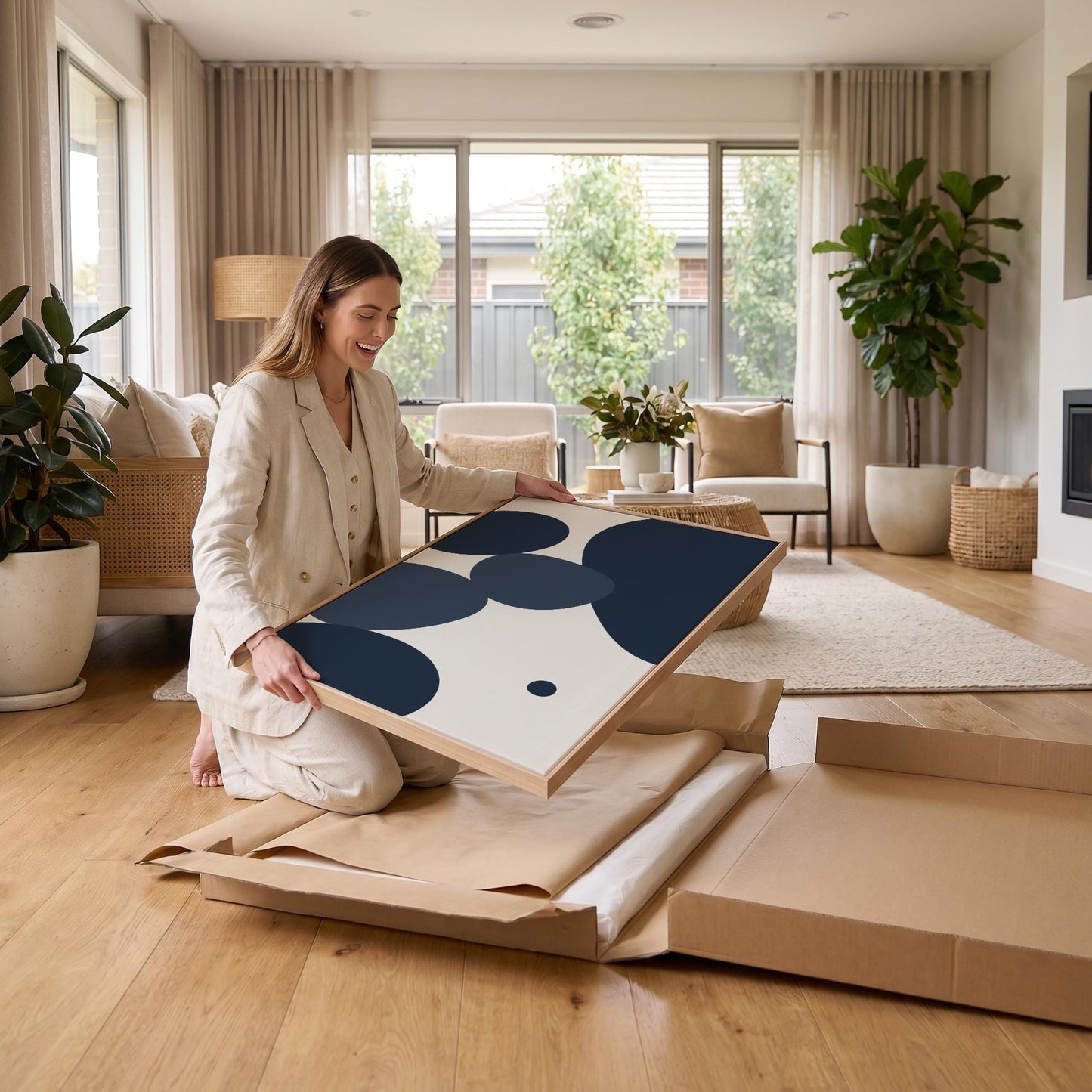 Abstract Shapes Canvas Wall Art