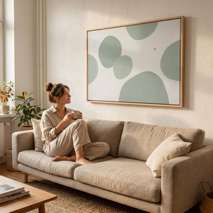 Abstract Circles Canvas Wall Art