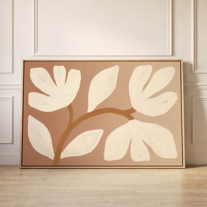 Abstract Floral Canvas Wall Art