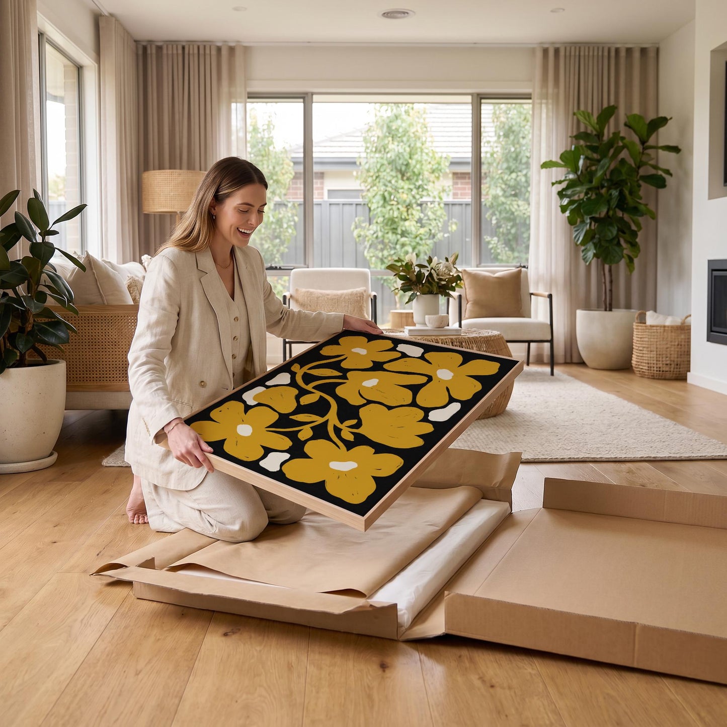 Floral Canvas Wall Art