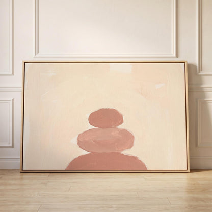 Zen Stones Canvas Wall Art