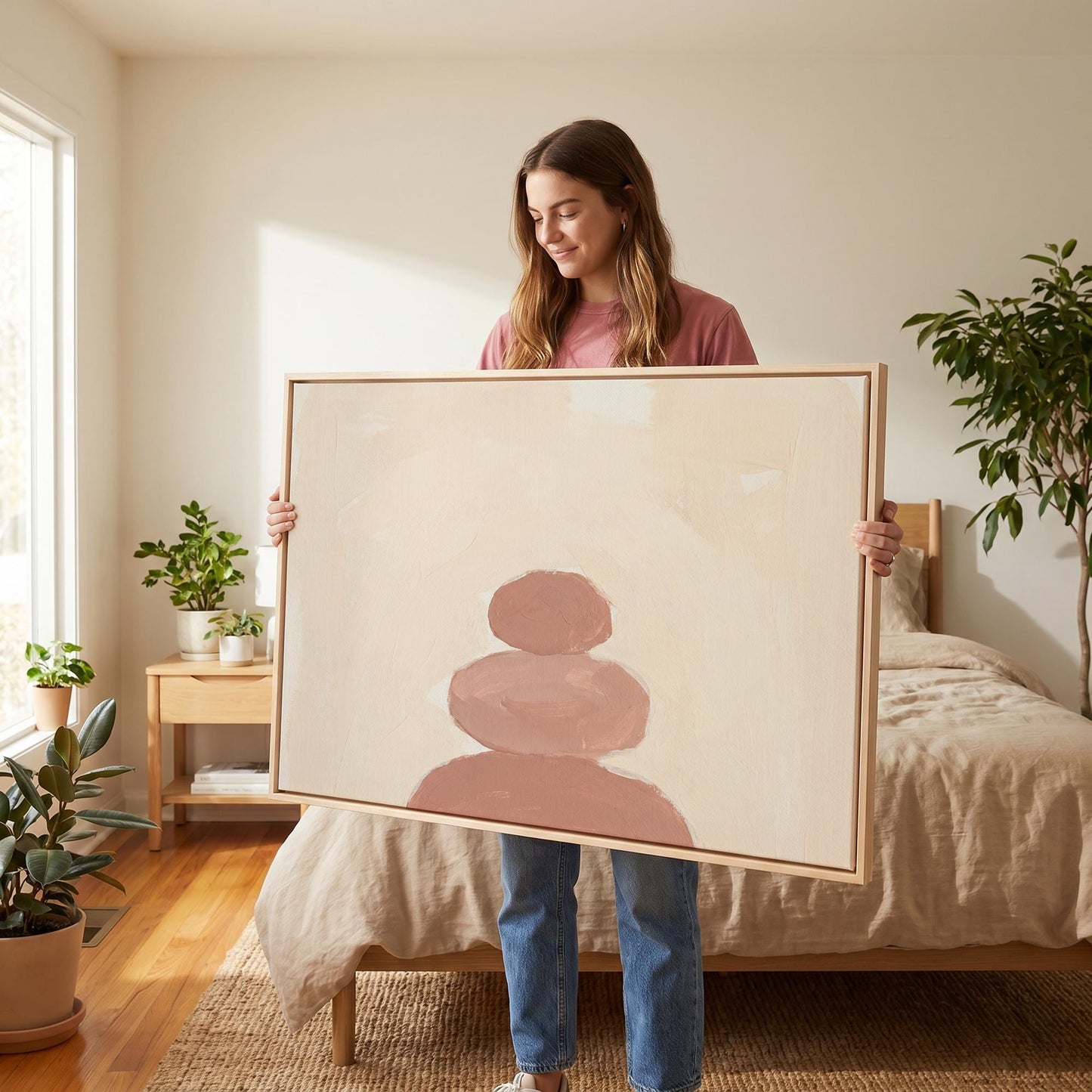 Zen Stones Canvas Wall Art