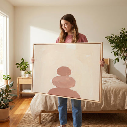 Zen Stones Canvas Wall Art