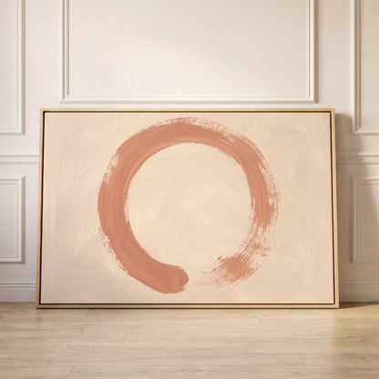Enso Circle Canvas Wall Art