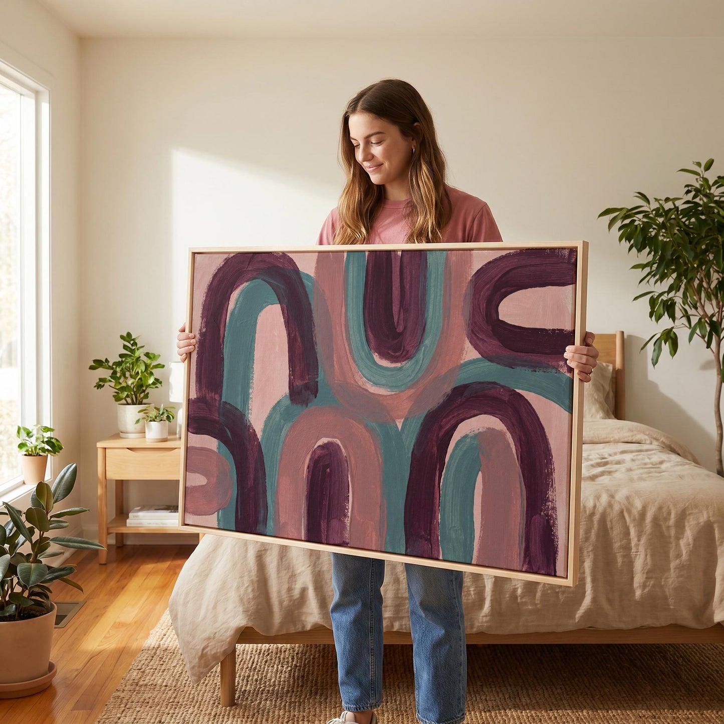 Abstract Arch Canvas Wall Art