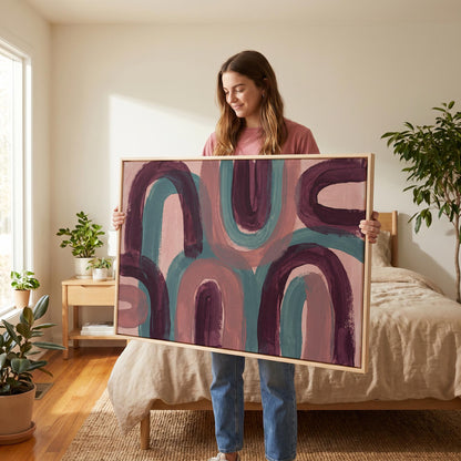 Abstract Arch Canvas Wall Art