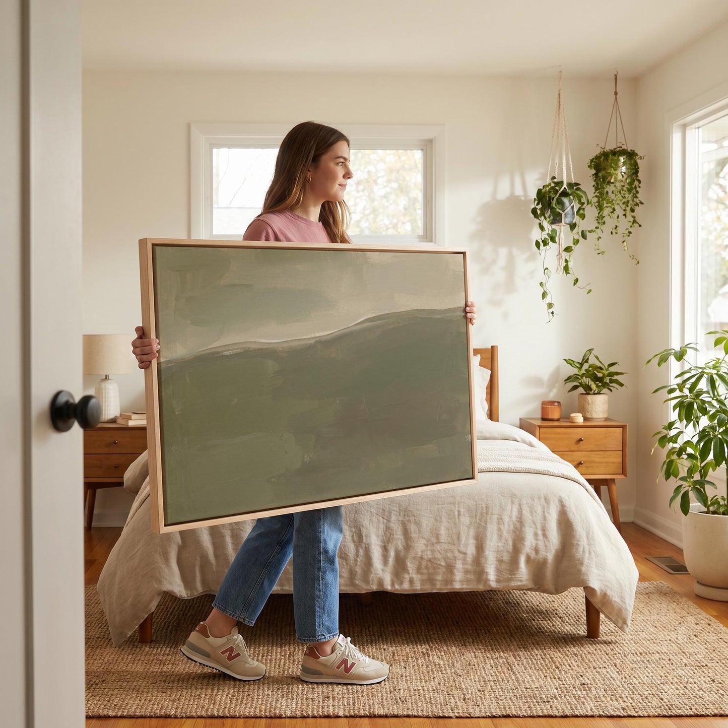 Abstract Hills Canvas Wall Art