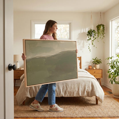 Abstract Hills Canvas Wall Art