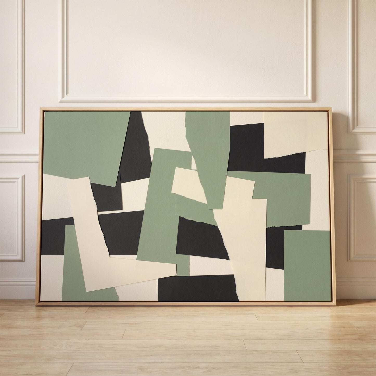Geometric Abstract Canvas Wall Art
