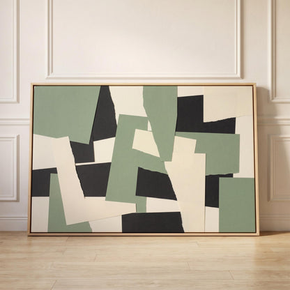Geometric Abstract Canvas Wall Art