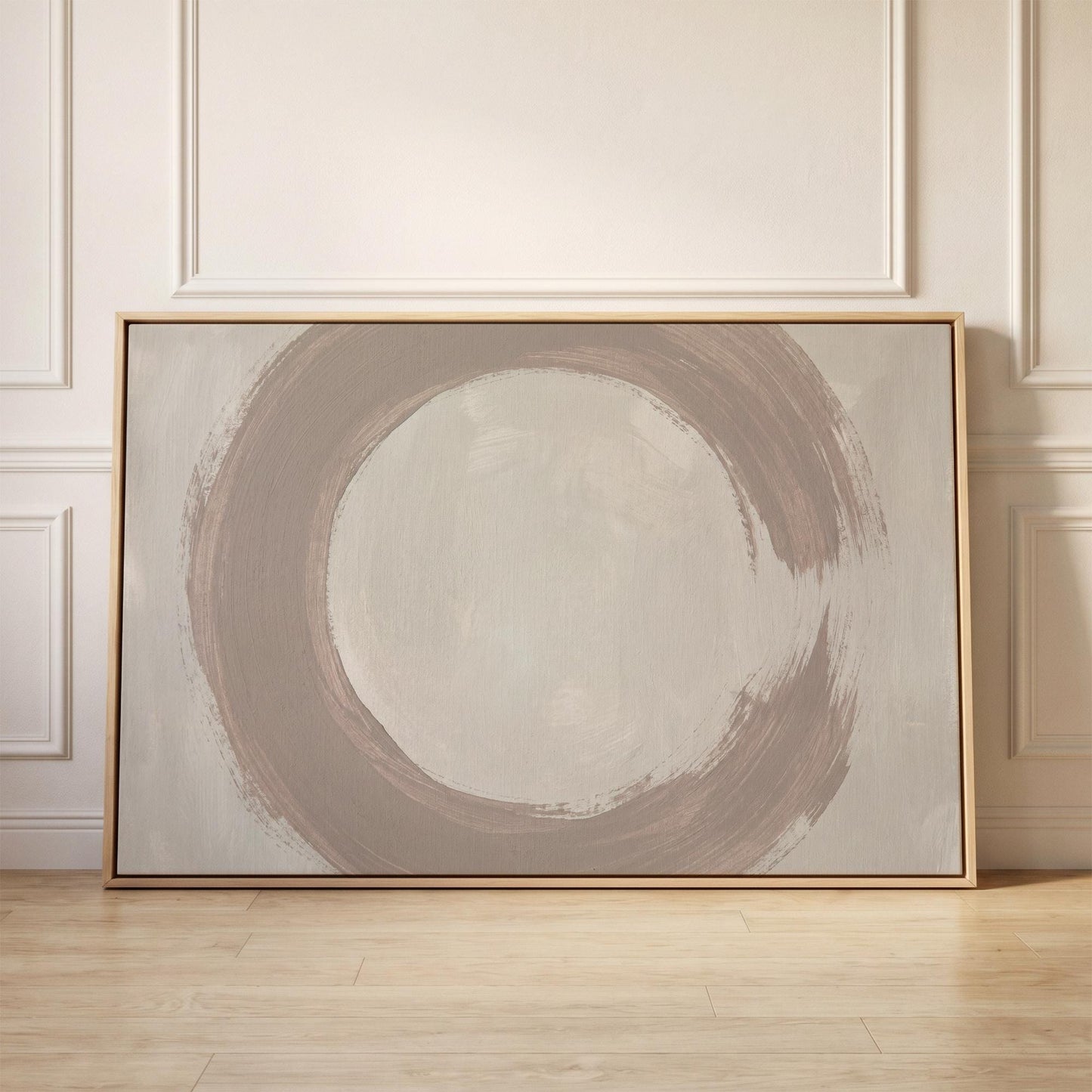 Enso Circle Canvas Wall Art
