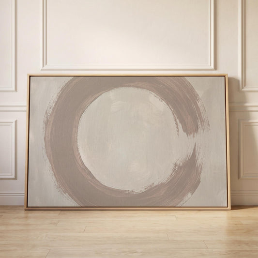 Enso Circle Canvas Wall Art