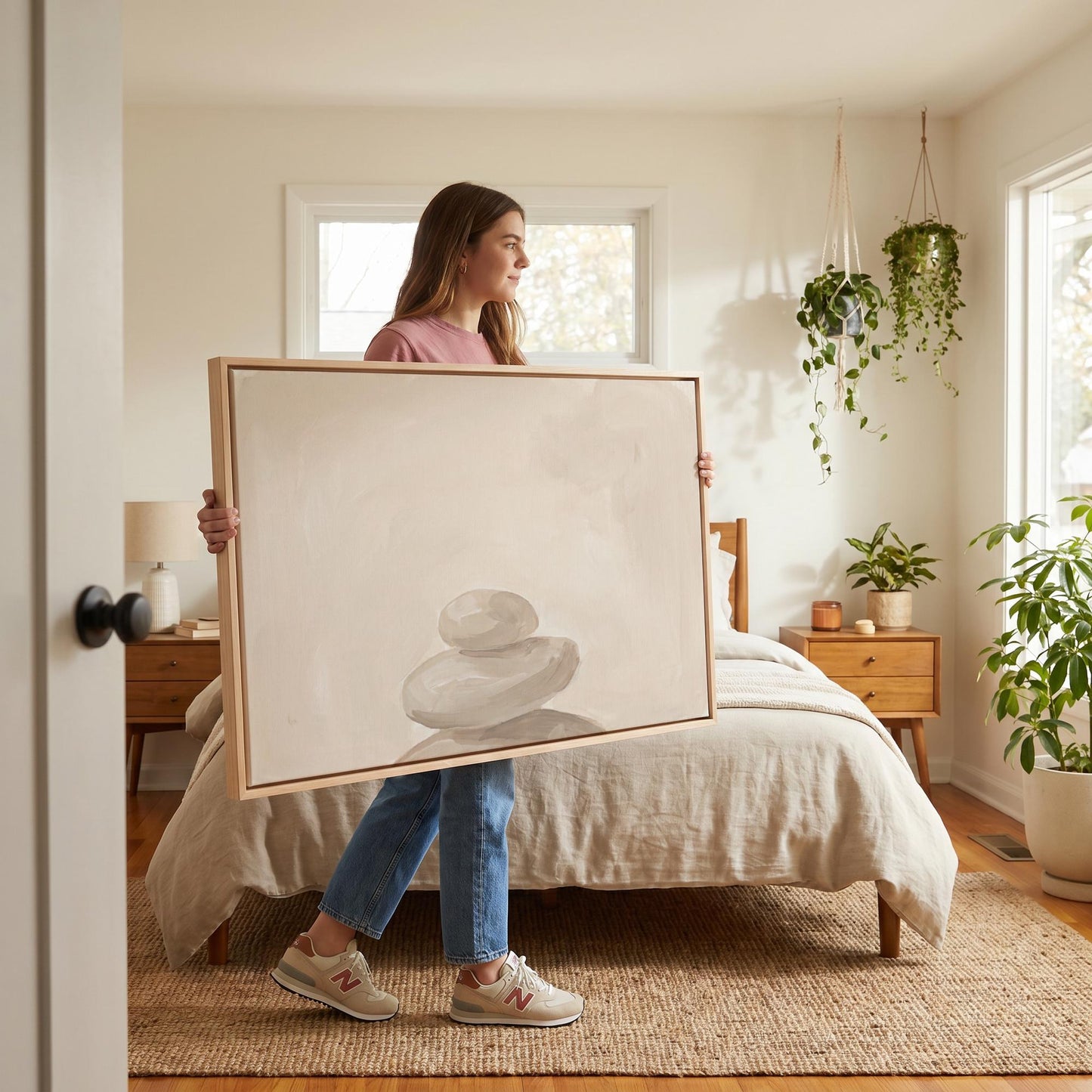 Zen Stones Canvas Wall Art