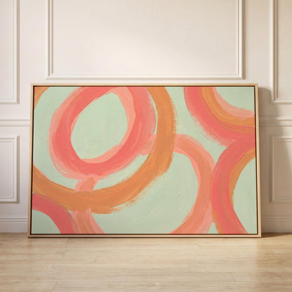 Abstract Swirl Canvas Wall Art