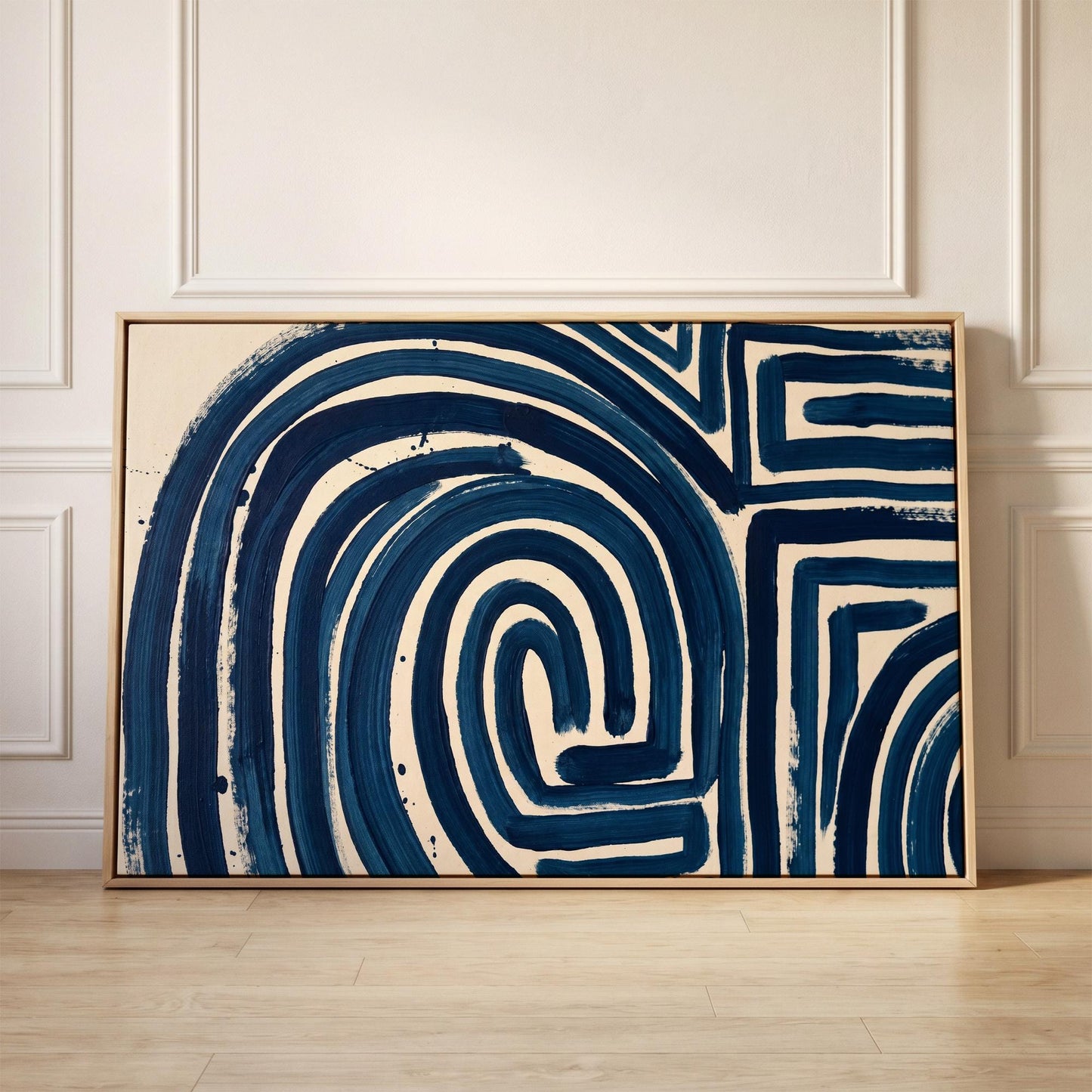 Abstract Maze Canvas Wall Art