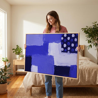 Abstract Color Block Canvas Wall Art