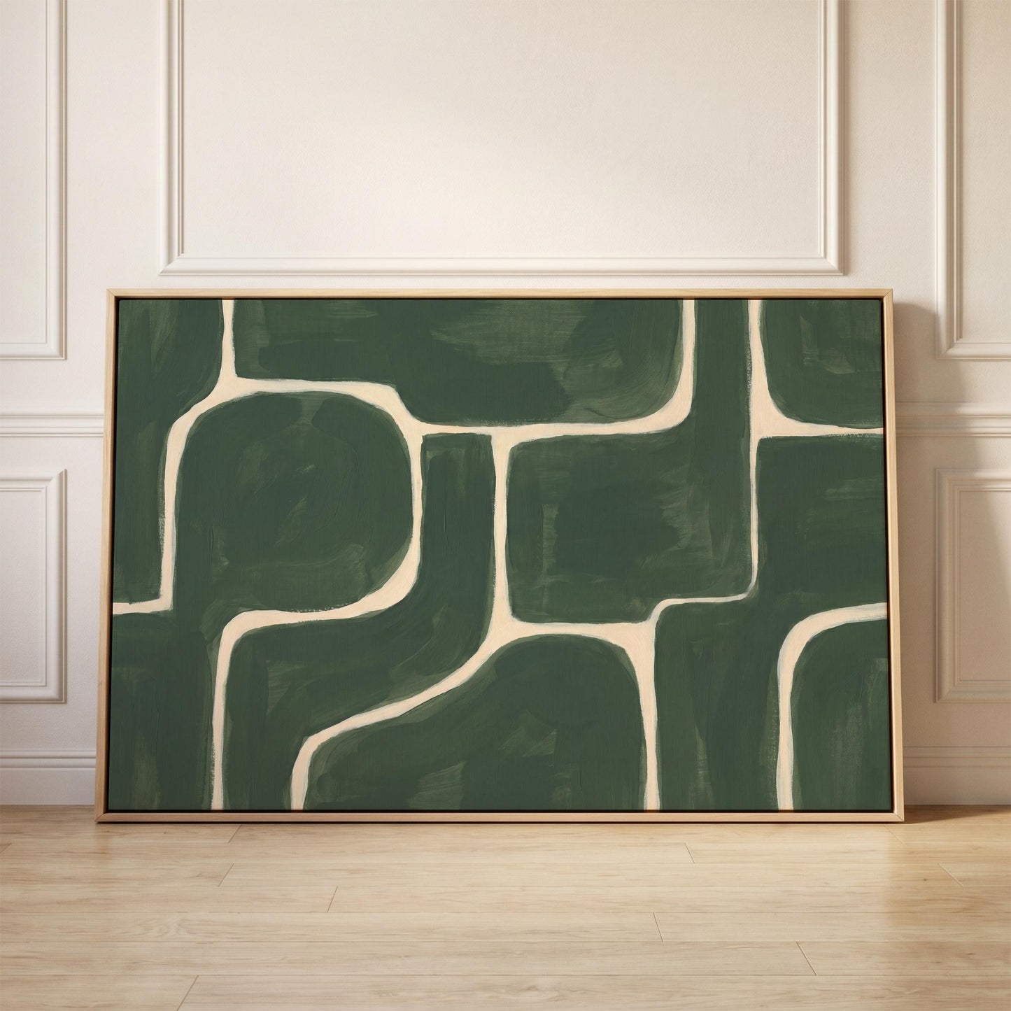 Abstract Geometric Canvas Wall Art