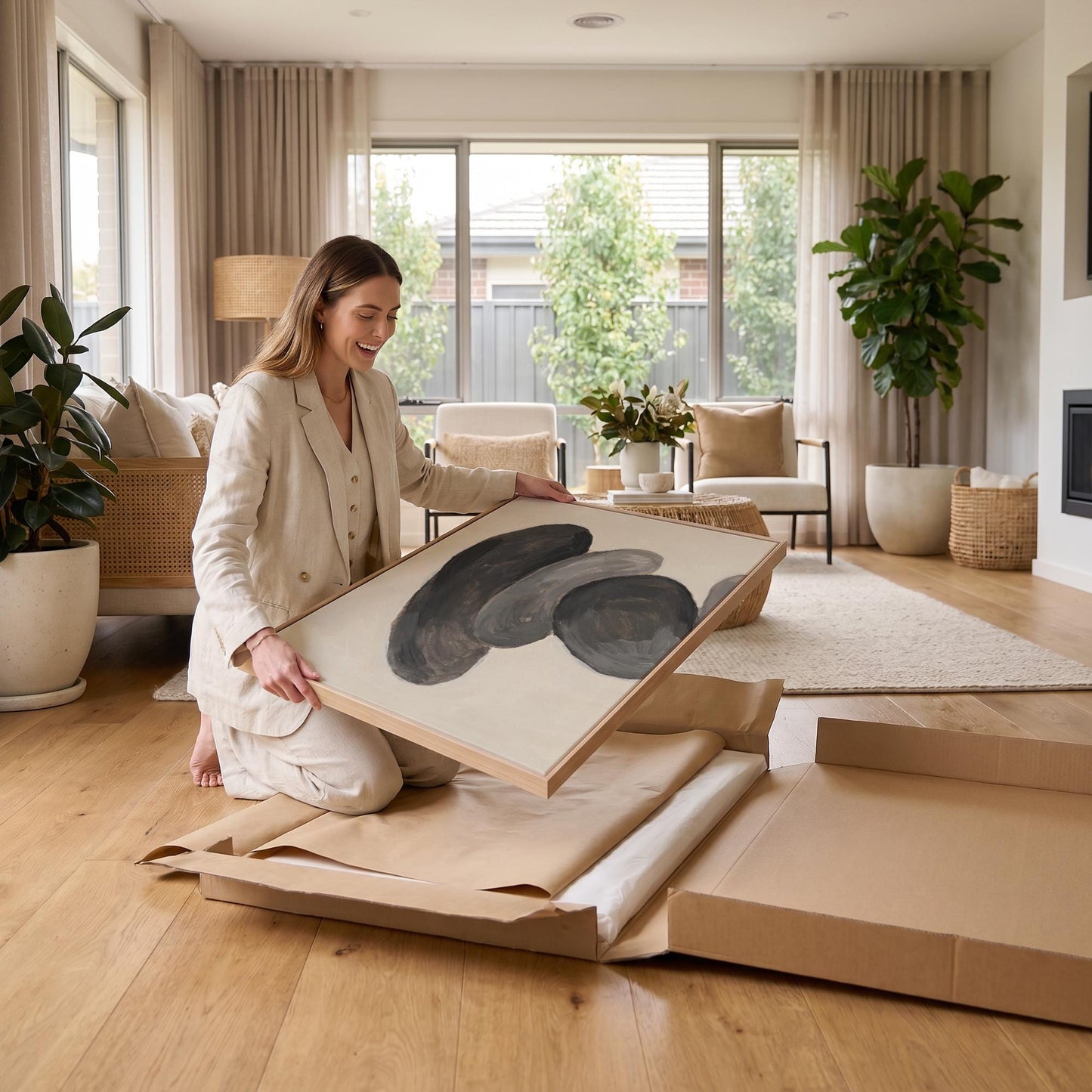 Zen Stones Canvas Wall Art
