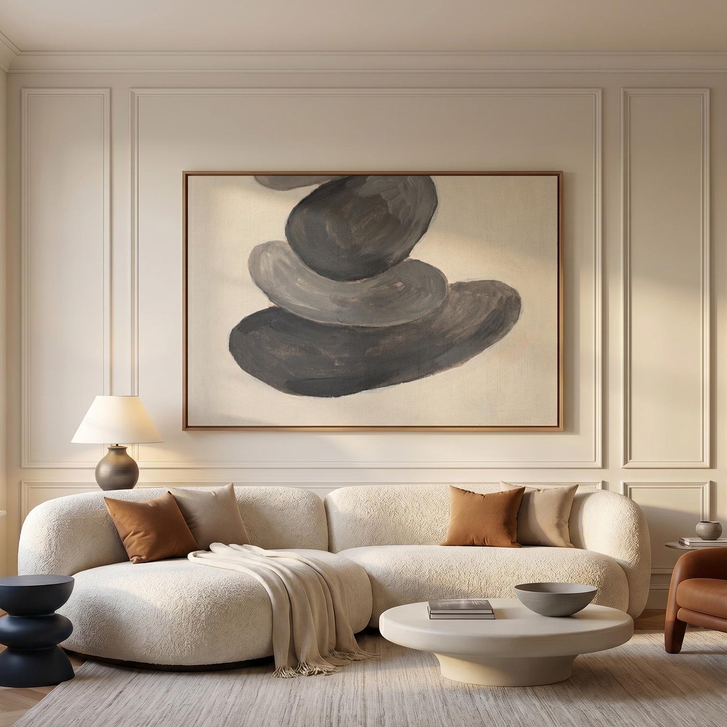 Zen Stones Canvas Wall Art
