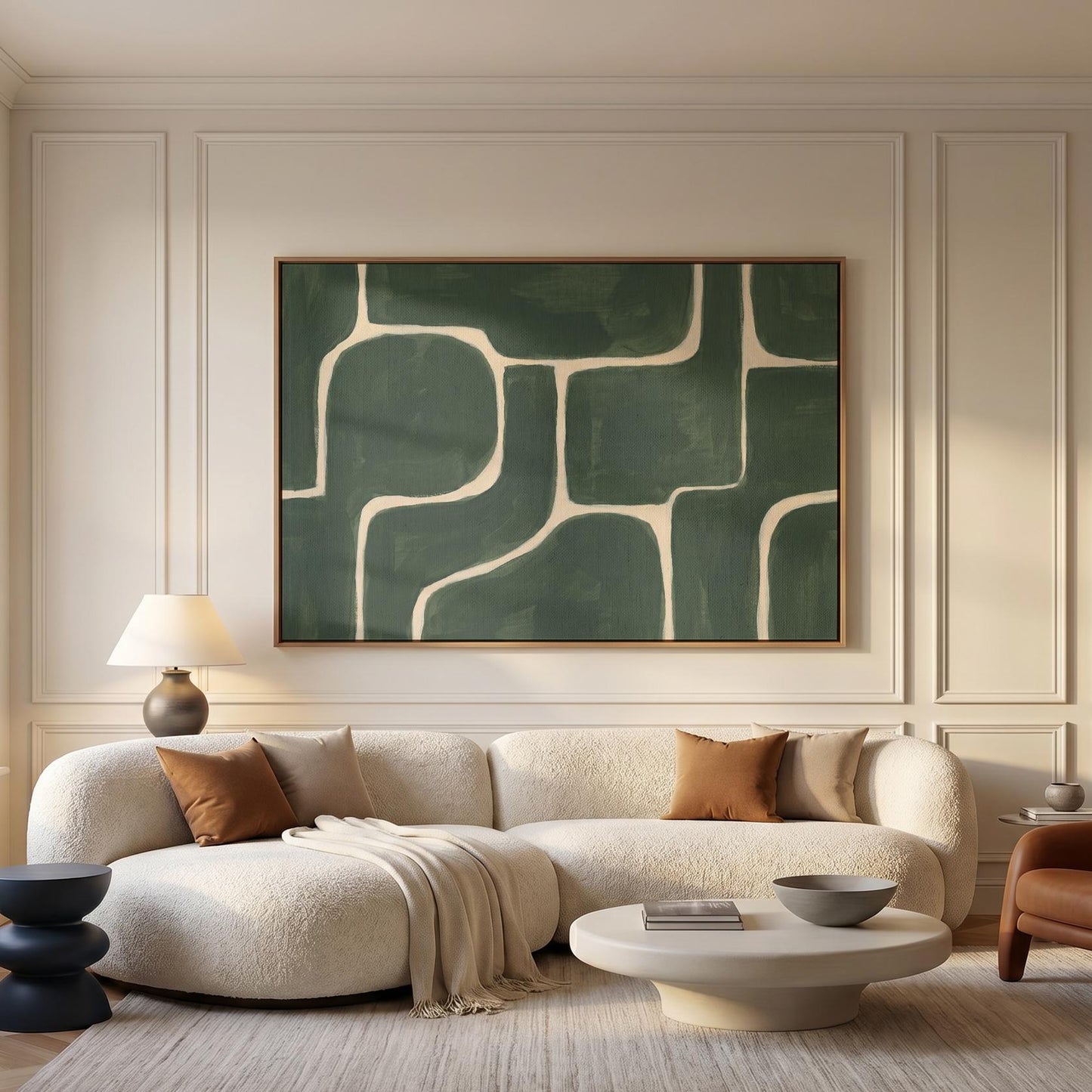Abstract Geometric Canvas Wall Art