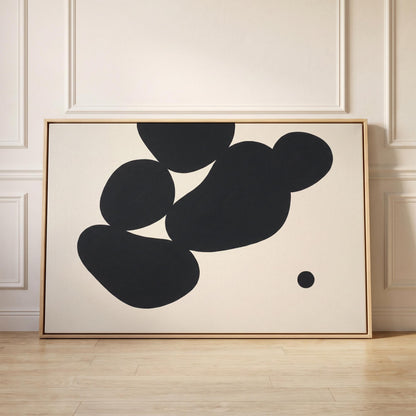 Abstract Organic Shapes Canvas Wall Art