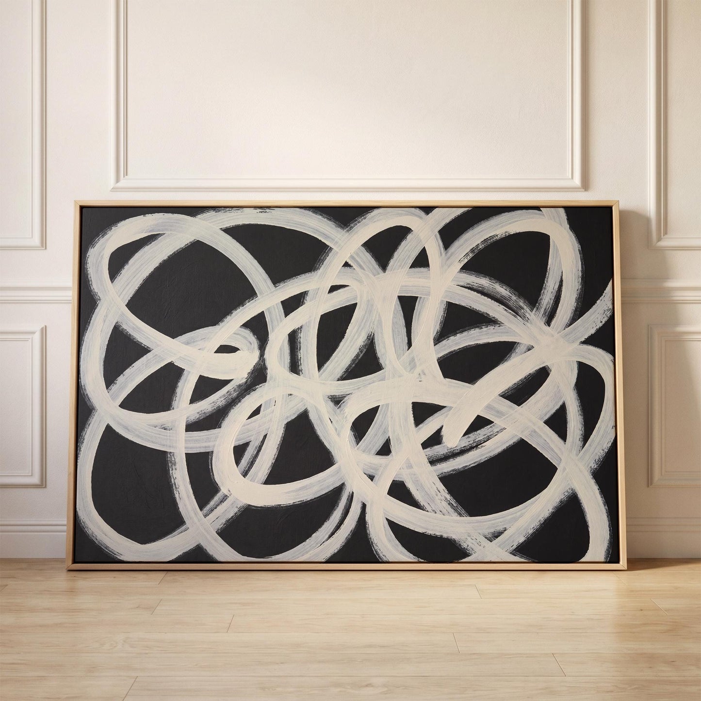 Abstract Circles Canvas Wall Art
