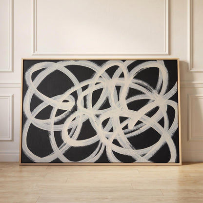 Abstract Circles Canvas Wall Art