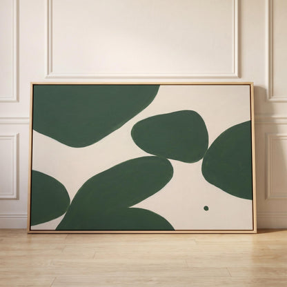 Abstract Organic Shapes Canvas Wall Art