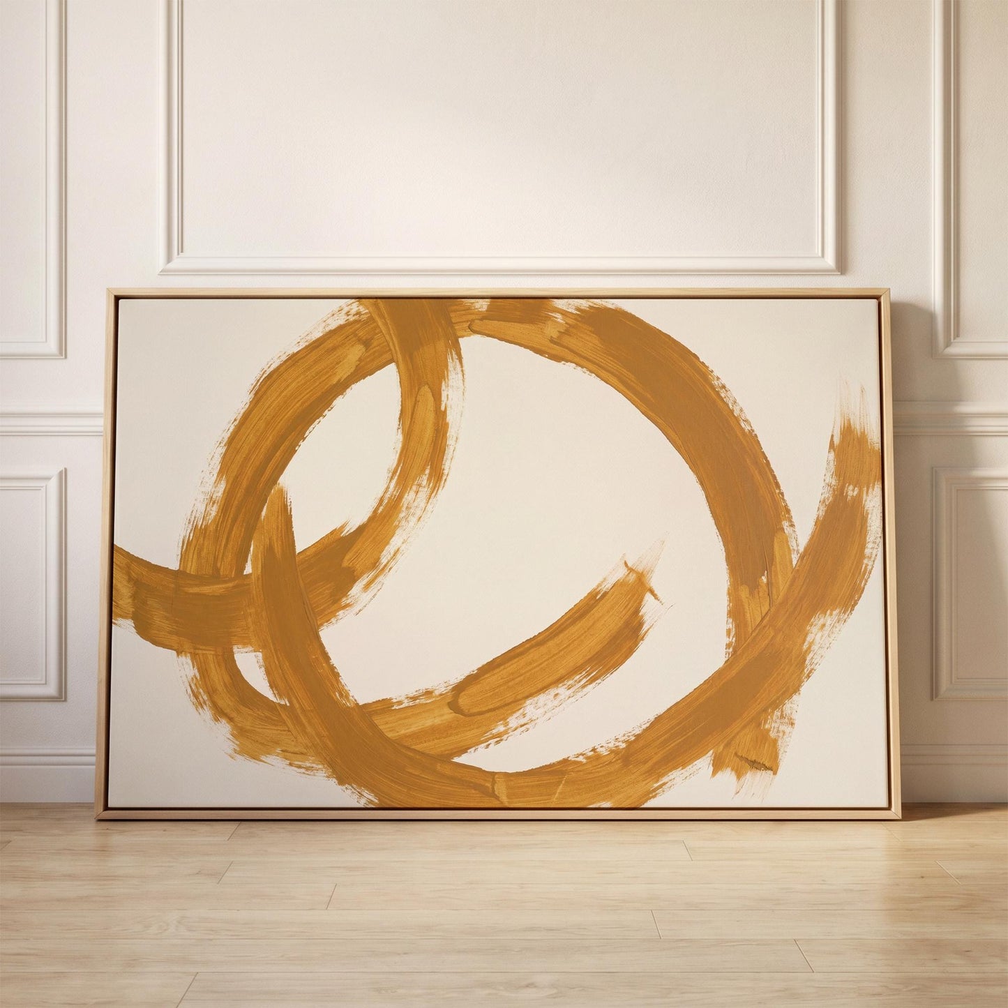 Abstract Brush Stroke Canvas Wall Art