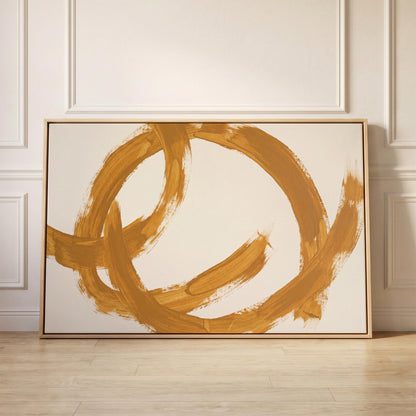 Abstract Brush Stroke Canvas Wall Art