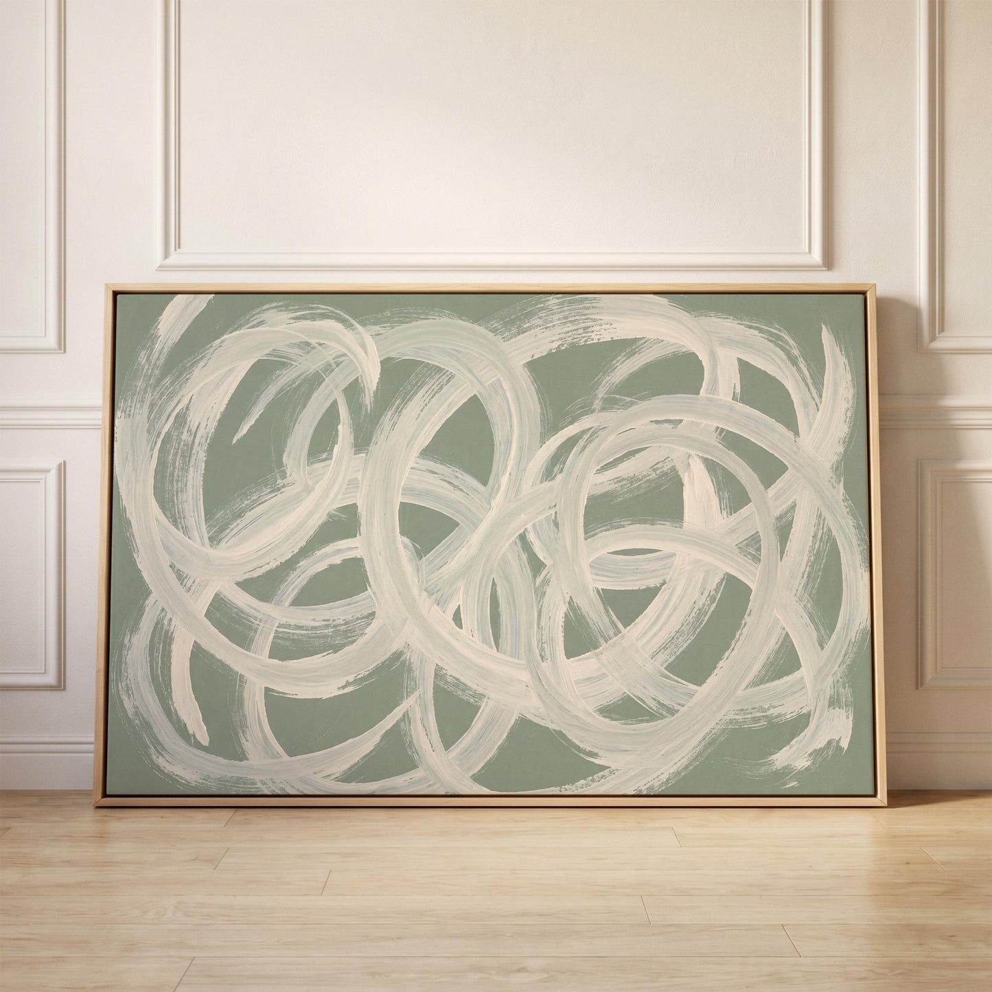 Abstract Swirl Canvas Wall Art