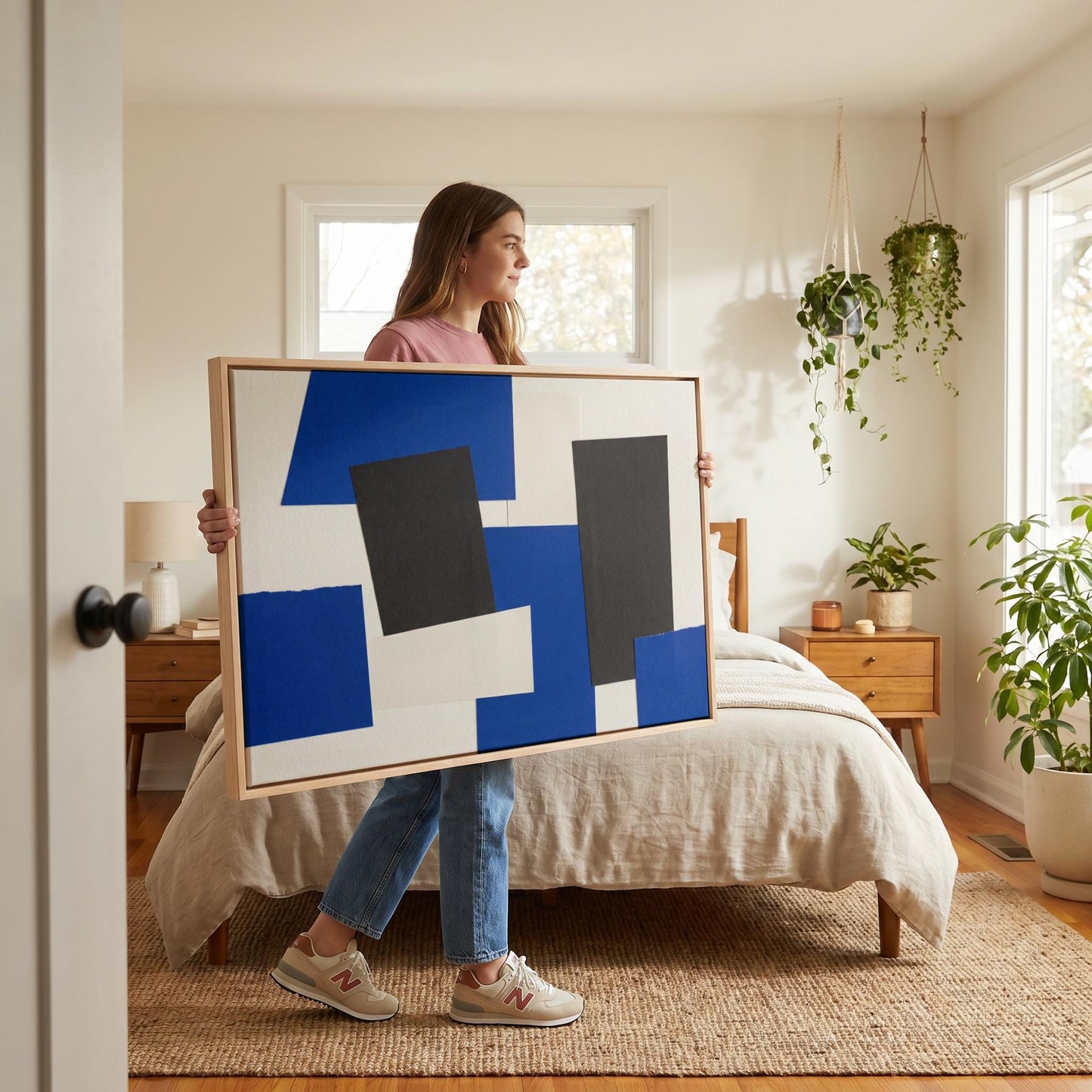 Geometric Shapes Canvas Wall Art
