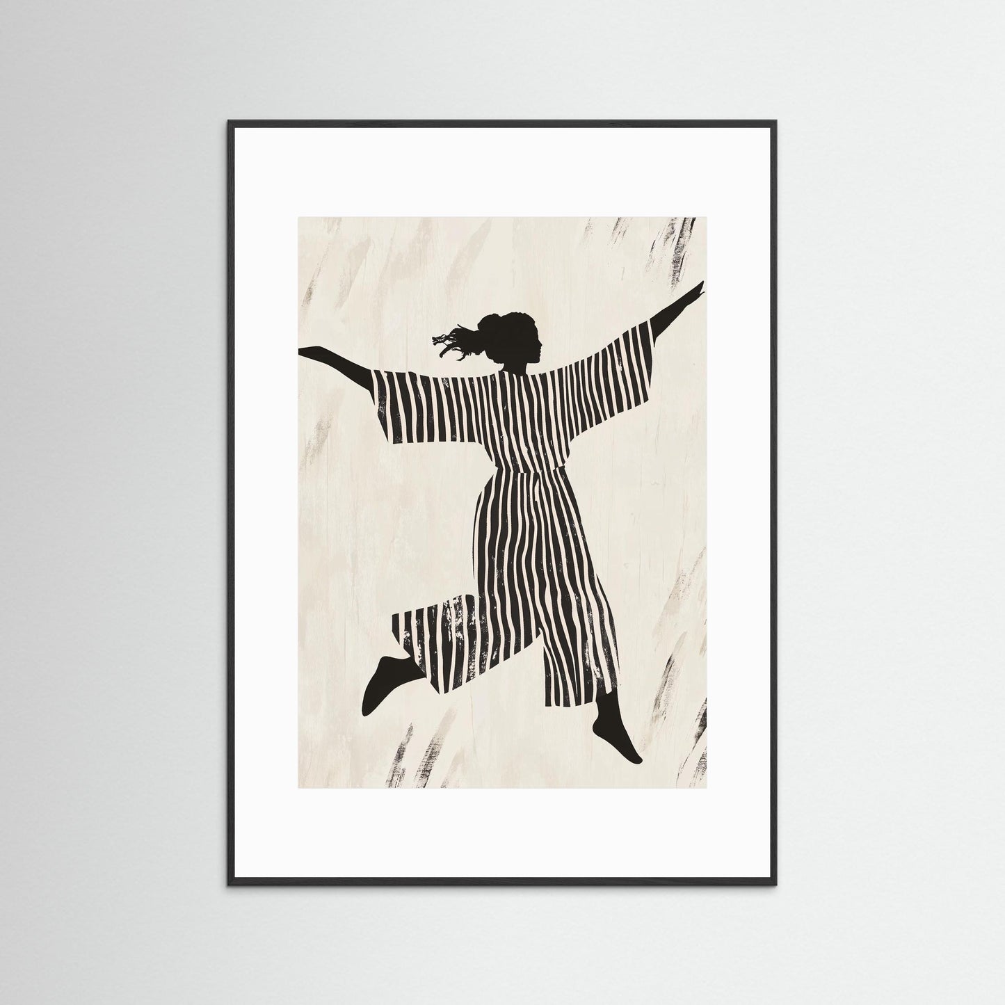 Modern Striped Silhouette