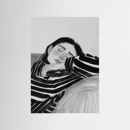 Calm Moment on Couch