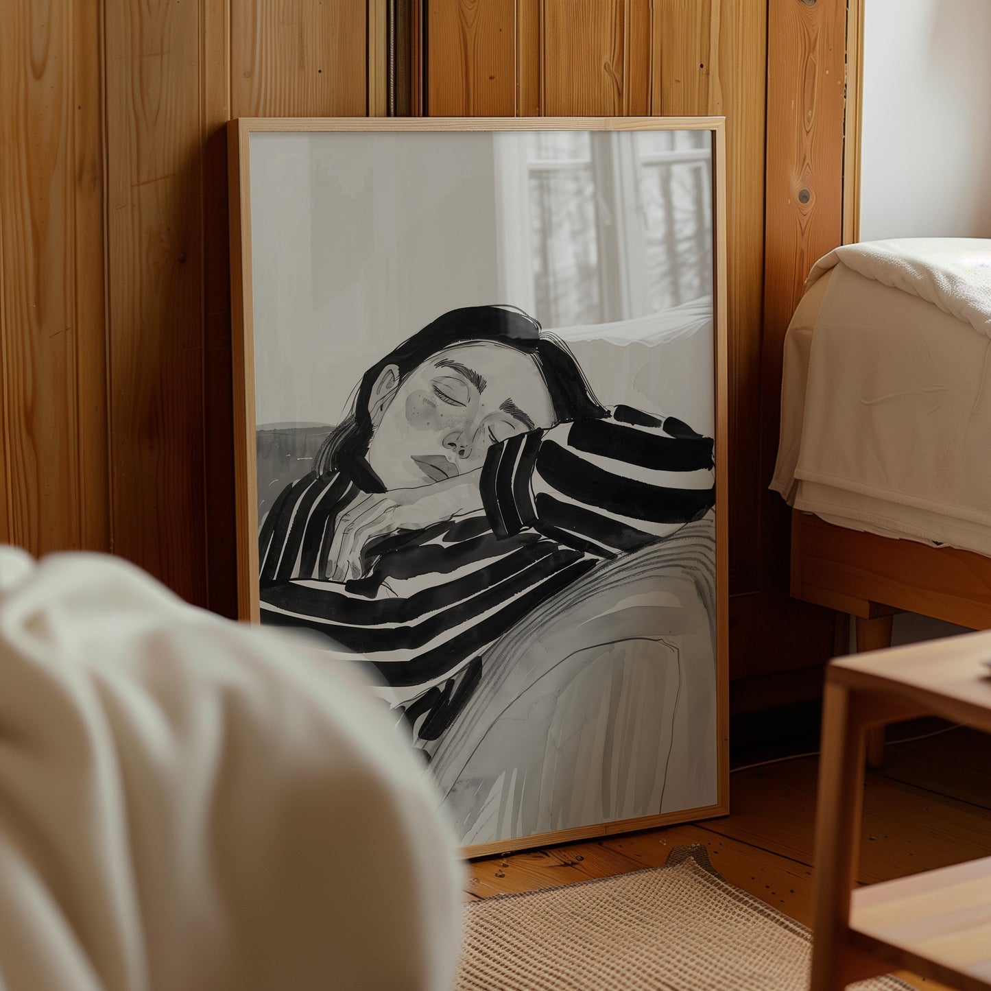 Calm Moment on Couch