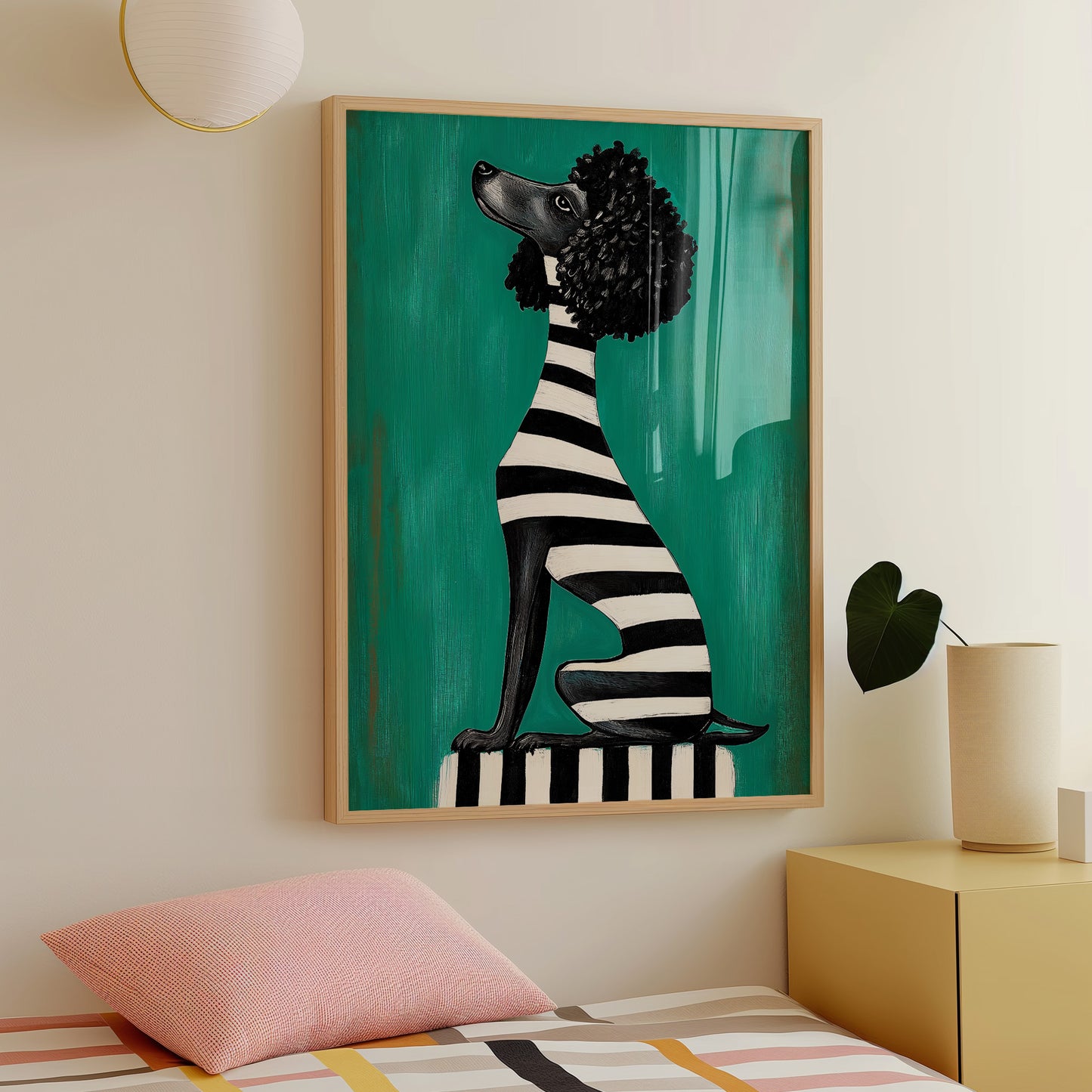 Striped Poodle