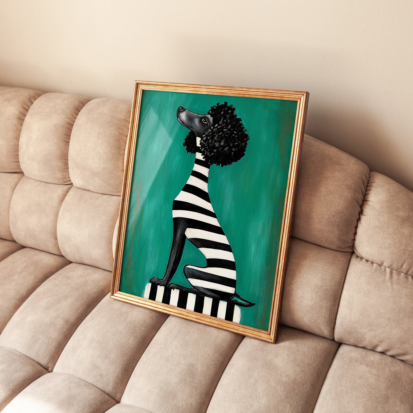 Striped Poodle