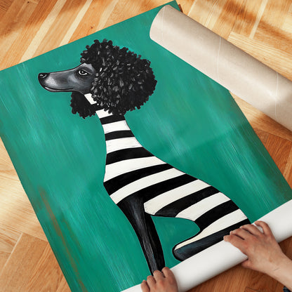 Striped Poodle