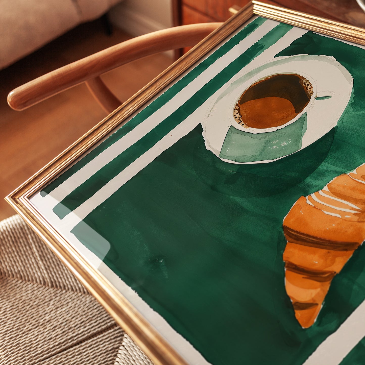 Coffee and Croissant