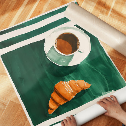 Coffee and Croissant