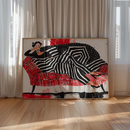 Red Sofa Queen
