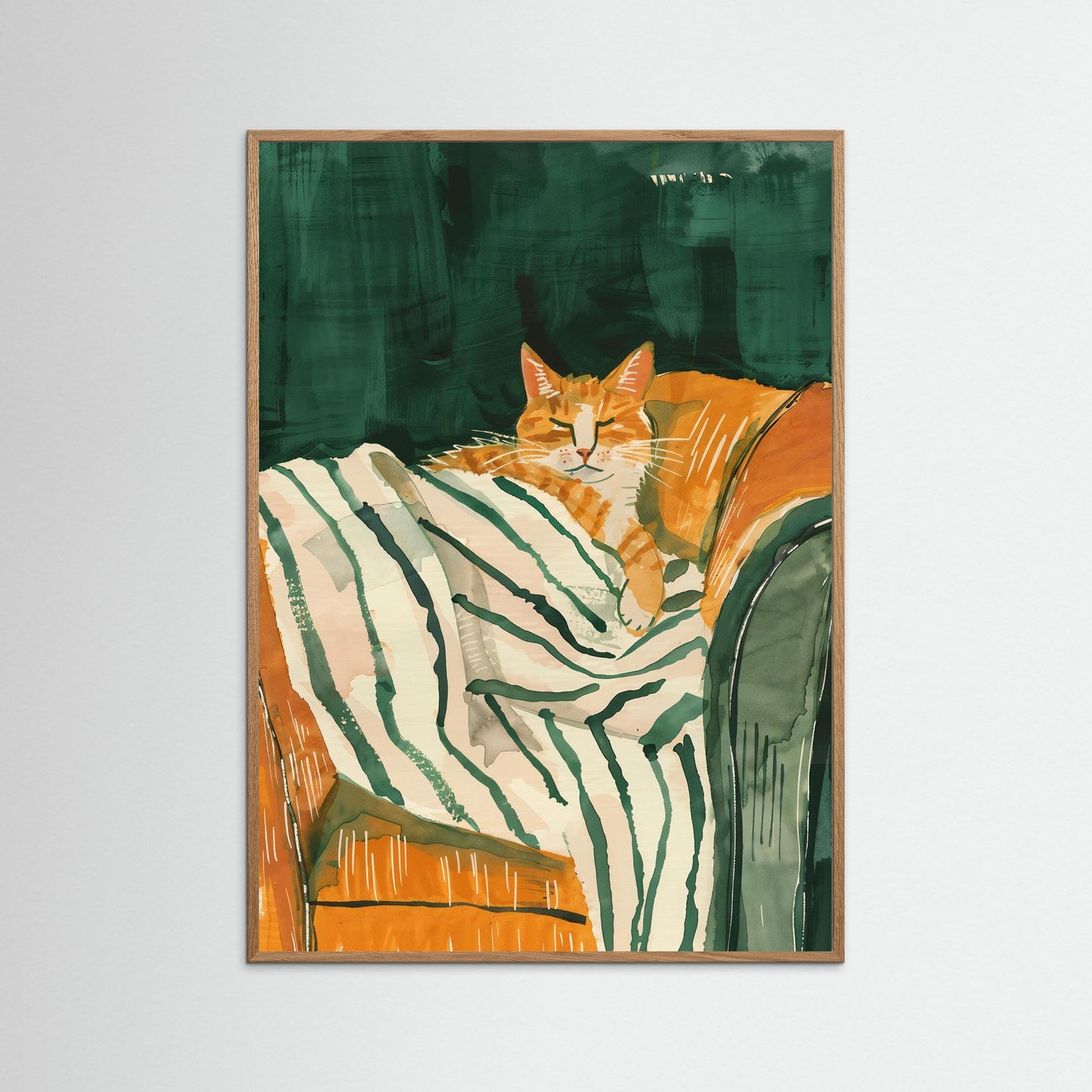 Striped Cat Dream