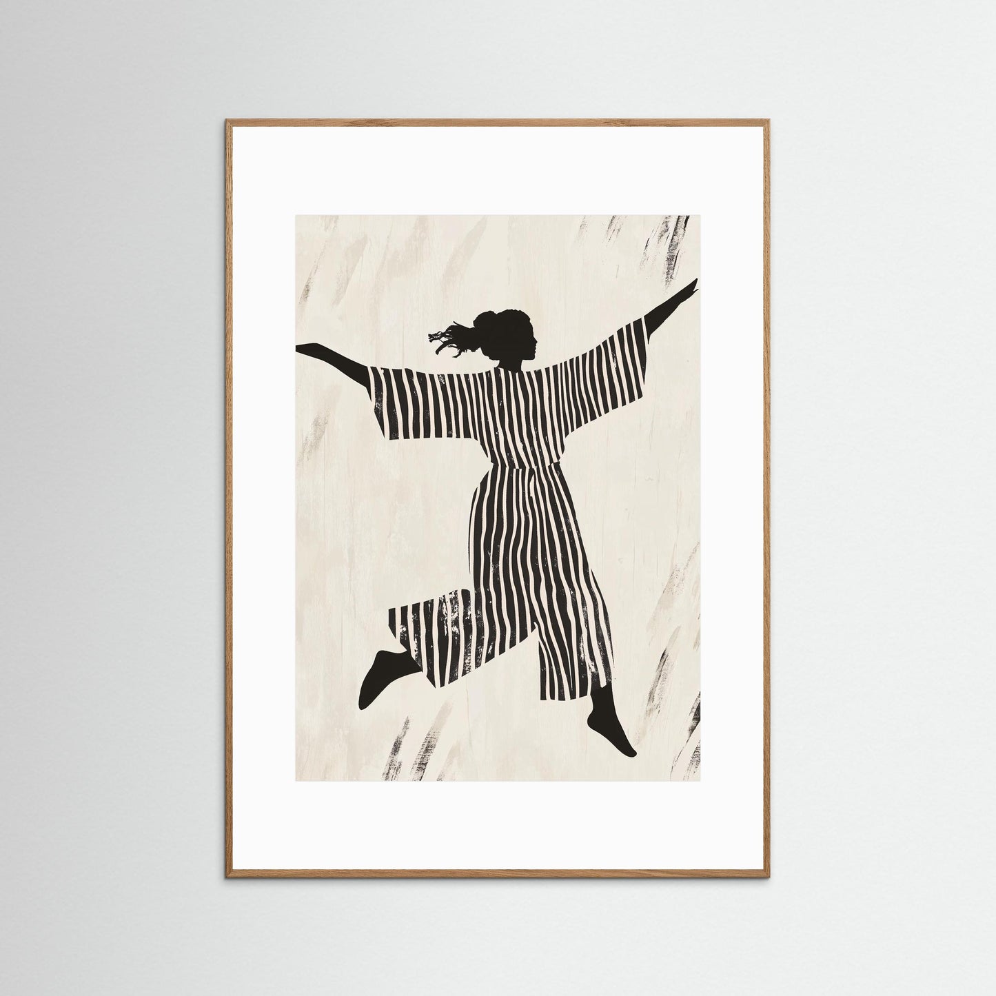 Modern Striped Silhouette