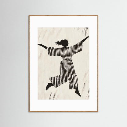 Modern Striped Silhouette