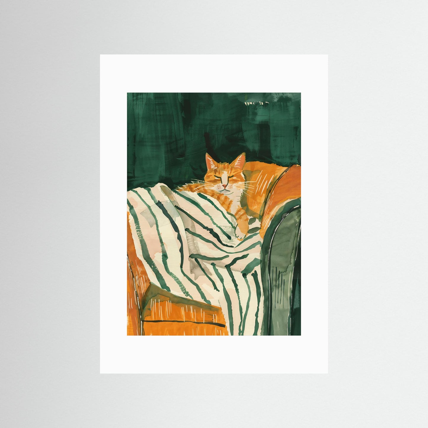 Striped Cat Dream