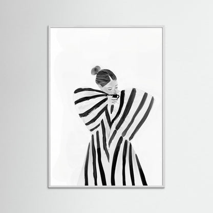 Coffee brake in stripes