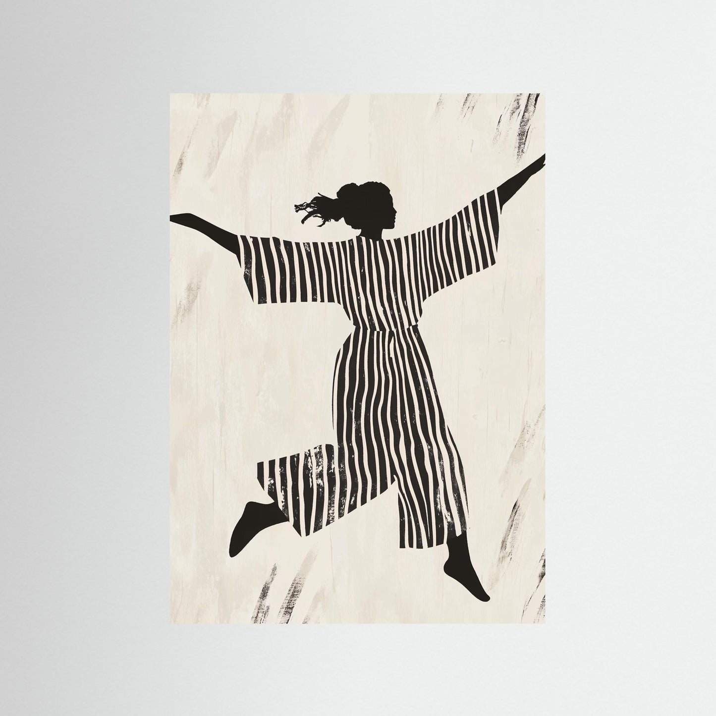 Modern Striped Silhouette