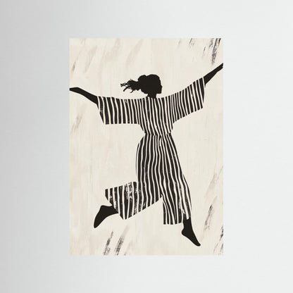 Modern Striped Silhouette